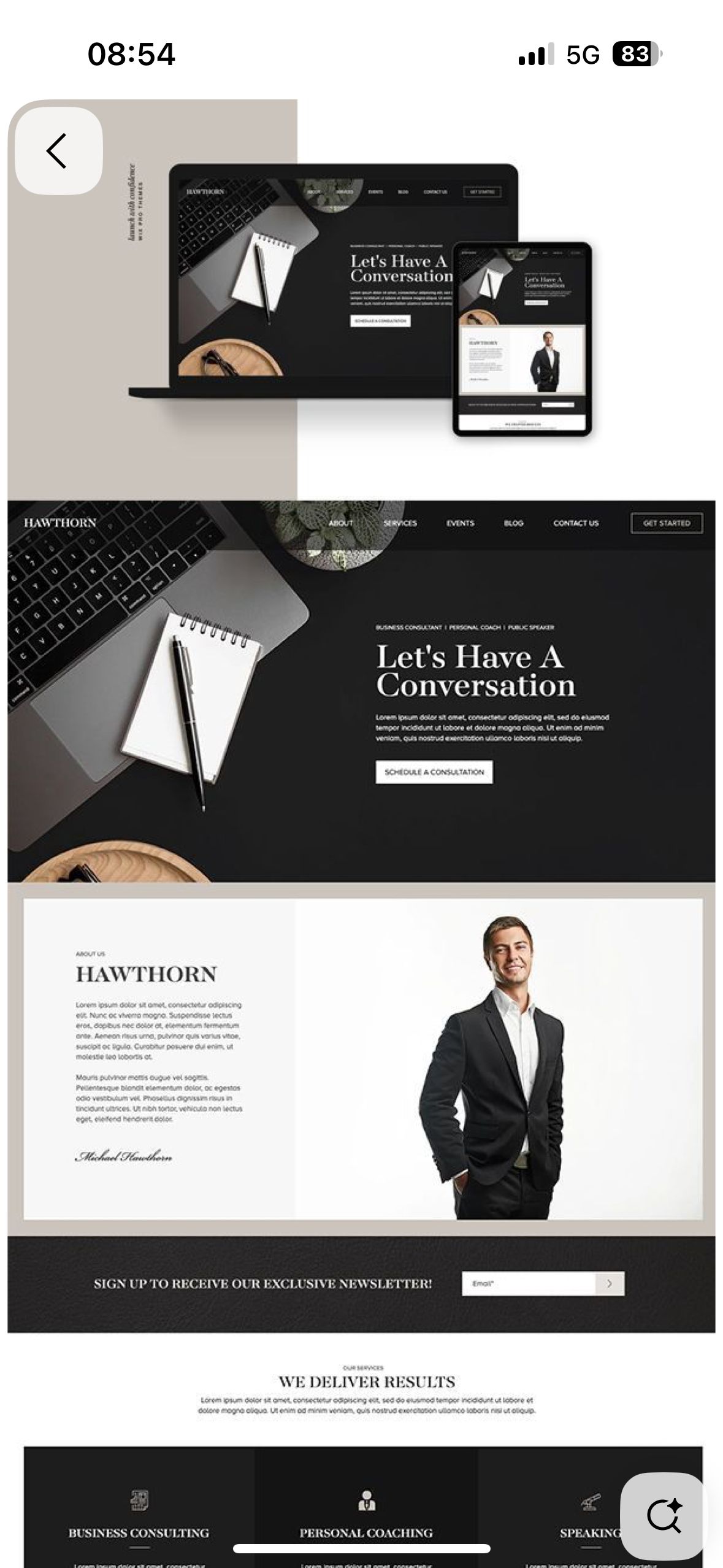 Website Sample 5